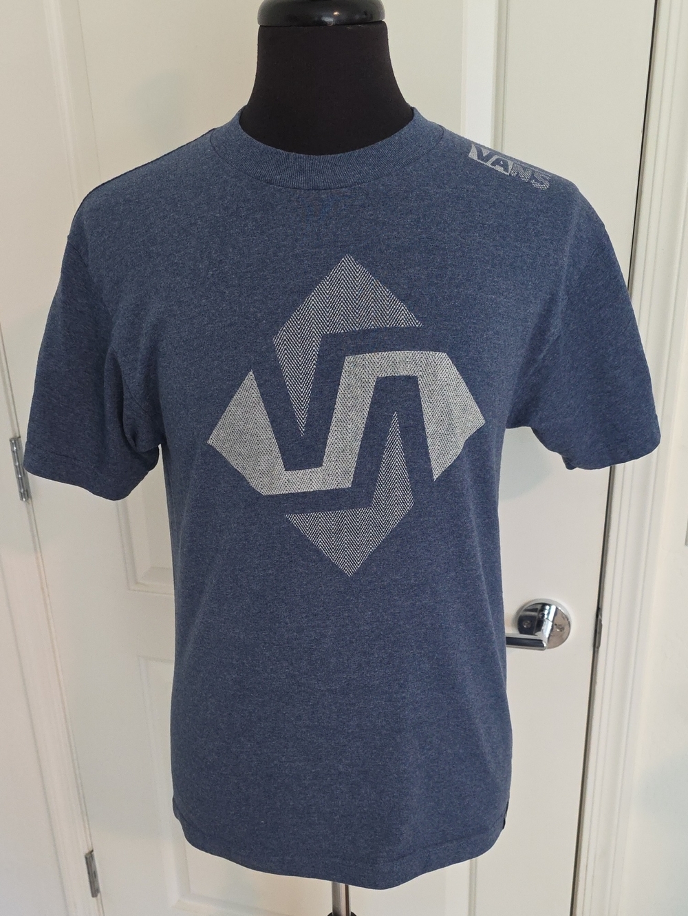 Vans Navy Blue Short-Sleeve Logo Tee